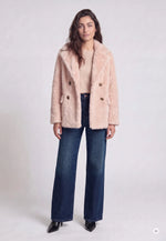 Load image into Gallery viewer, Marc Aurel Double-breasted Faux Fur blazer
