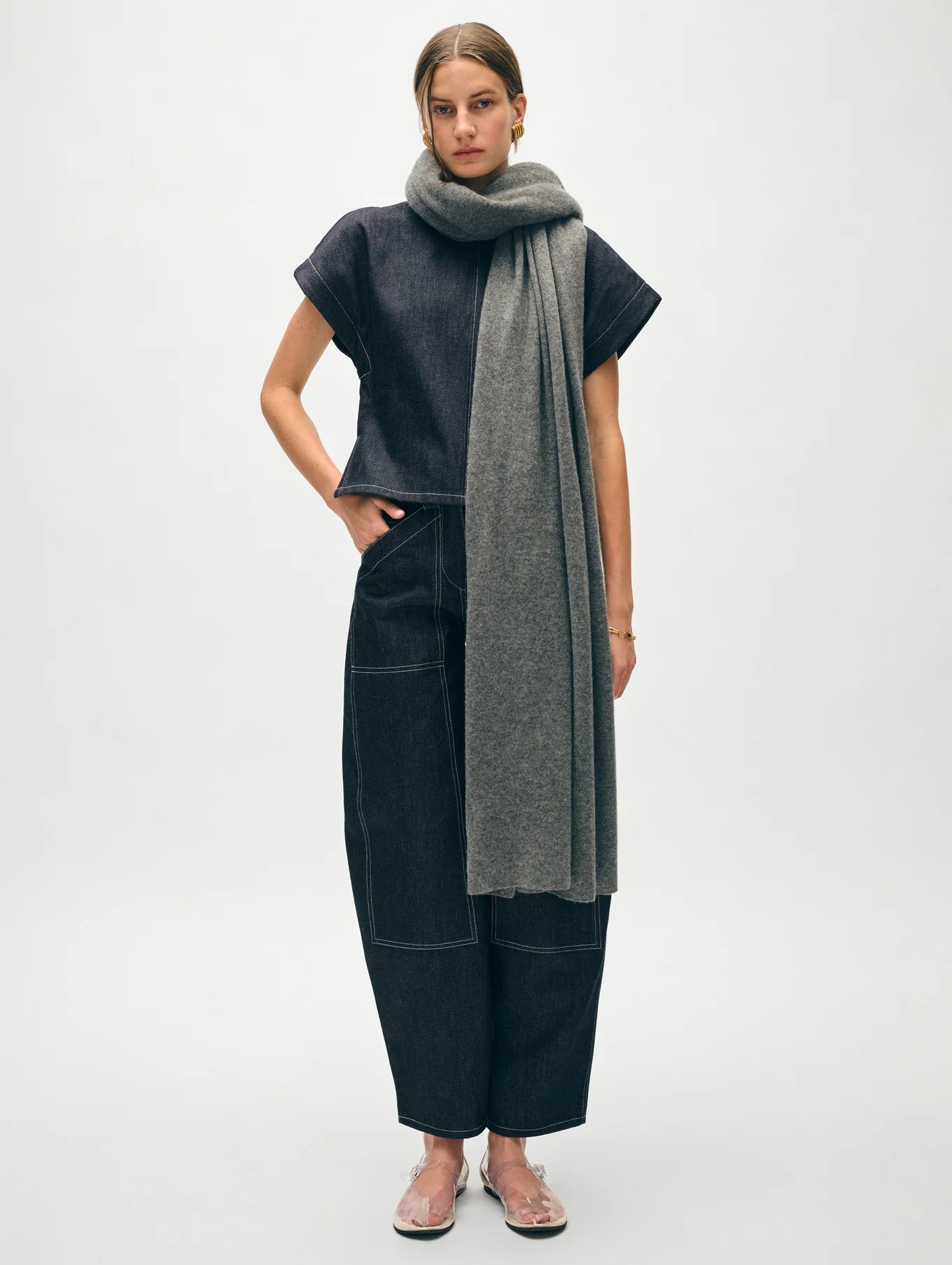 White & Warren Cashmere Travel Wrap