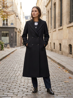 Load image into Gallery viewer, Hiso Wool/Cashmere Fitted DB Coat
