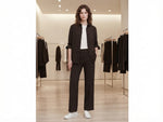 Load image into Gallery viewer, Maria Bellentani Jersey Pant Tokyo in Chocolate
