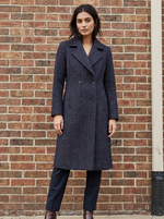 Load image into Gallery viewer, Hiso Double Breasted wool coat
