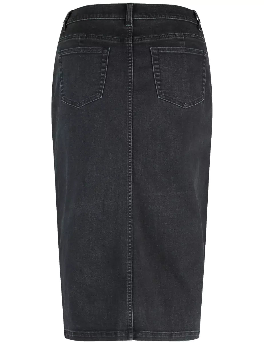 Gerry Weber Black Midi Denim Skirt