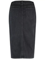 Load image into Gallery viewer, Gerry Weber Black Midi Denim Skirt
