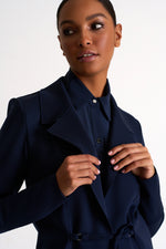 Load image into Gallery viewer, Shan structured blazer Navy
