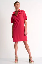 Load image into Gallery viewer, Shan Short sleeve Polo Dress navy
