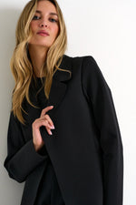 Load image into Gallery viewer, Shan Open Front Blazer Black
