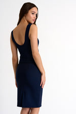 Load image into Gallery viewer, Shan Pencil Skirt in Navy
