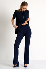 Load image into Gallery viewer, Shan Flared Pant in Navy
