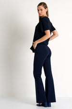 Load image into Gallery viewer, Shan Flared Pant in Navy
