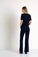 Load image into Gallery viewer, Shan Flared Pant in Navy
