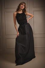 Load image into Gallery viewer, Shan Elevated Nylon Maxi-Skirt
