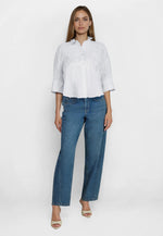 Load image into Gallery viewer, Marc Aurel Embroidered shirt blouse

