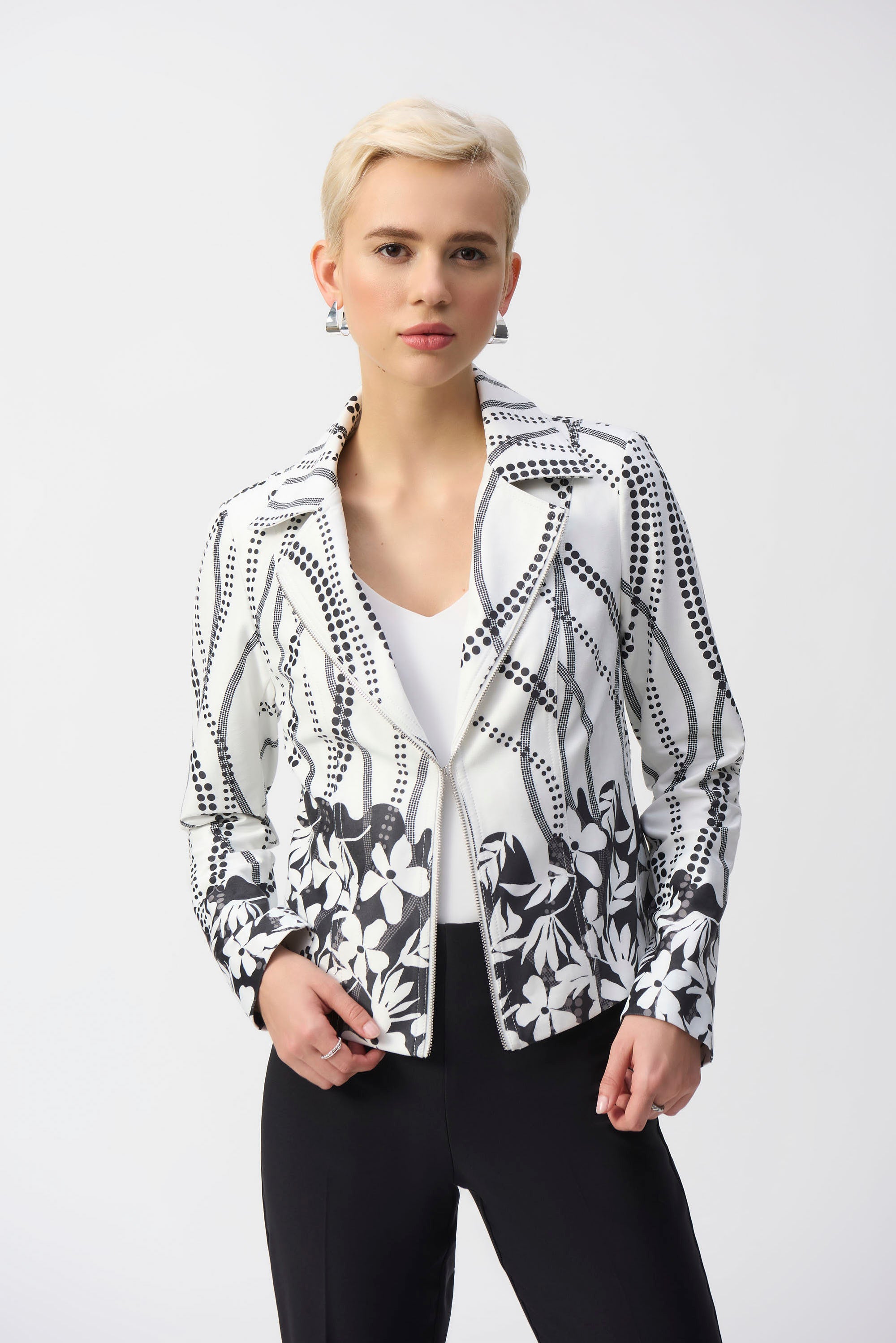 Joseph Ribkoff Floral Formal Blazer