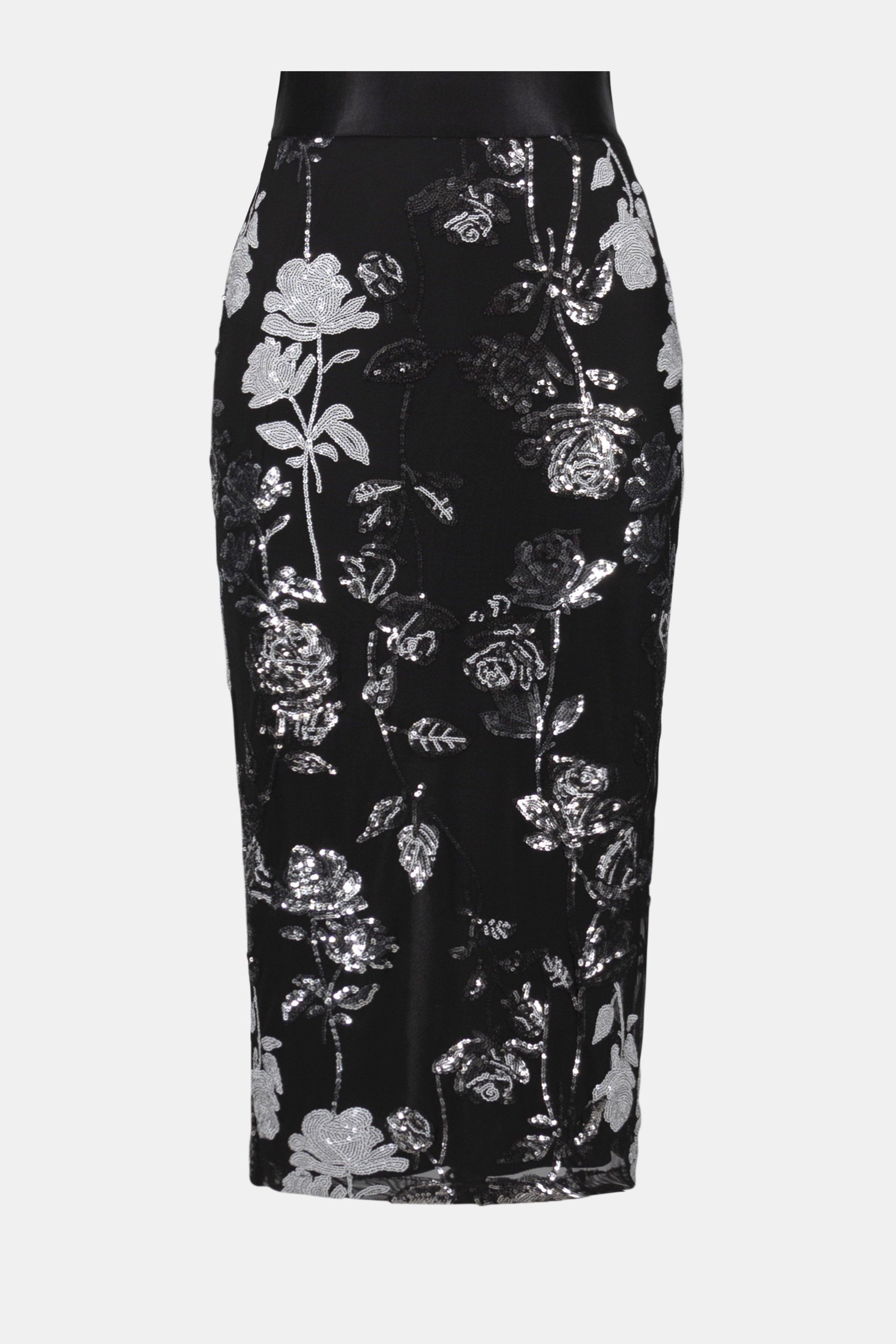 Joseph Ribkoff Elegant Floral Skirt