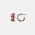 Load image into Gallery viewer, Rebekah Price Radiance Pink Hoops
