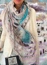Load image into Gallery viewer, Love's Pure Light Scarf Lift Up Your Head
