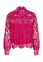 Load image into Gallery viewer, Marc Aurel Pink Lace Blouse
