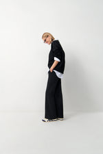 Load image into Gallery viewer, Cambio Flared Fit Trouser Francoise in Dark Navy
