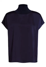 Load image into Gallery viewer, Marc Aurel Satin top with knitted cuffs
