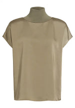 Load image into Gallery viewer, Marc Aurel Satin top with knitted cuffs
