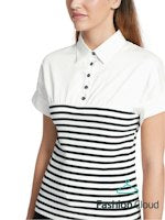 Load image into Gallery viewer, Marc Cain Combo Blouse White and Stripe
