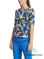 Load image into Gallery viewer, Marc Cain Sport Blue Printed T-Shirt
