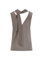 Load image into Gallery viewer, Riani Satin Top With Tie Detail
