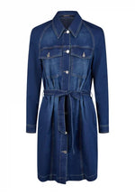 Load image into Gallery viewer, Marc Aurel Dress made of light blue denim
