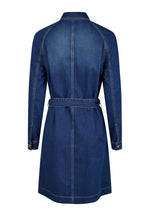 Load image into Gallery viewer, Marc Aurel Dress made of light blue denim
