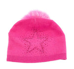 Load image into Gallery viewer, Mitchie Hat with Star and PomPom
