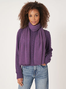 repeat cashmere scarf