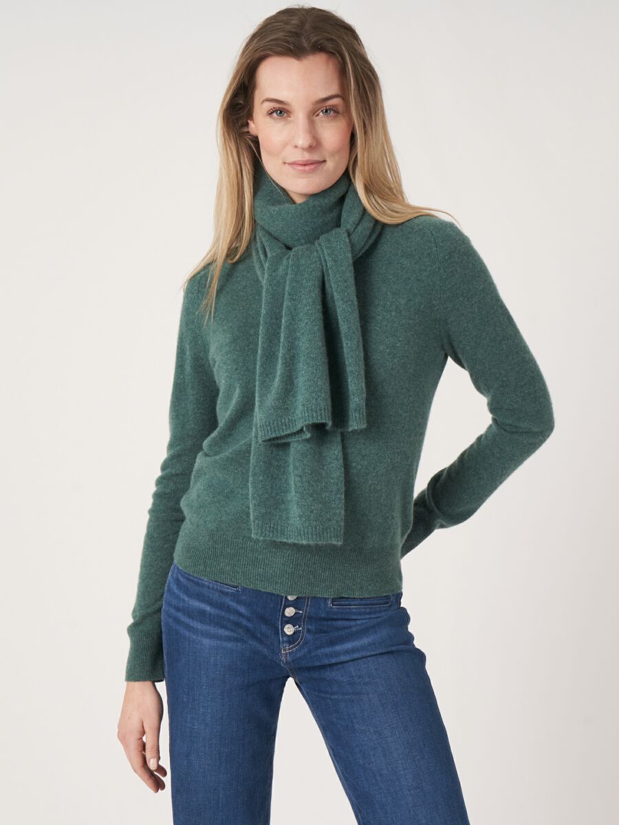 repeat cashmere scarf