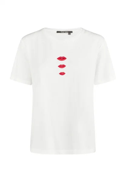 Marc Aurel T-shirt with kissing mouth