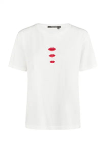 Marc Aurel T-shirt with kissing mouth