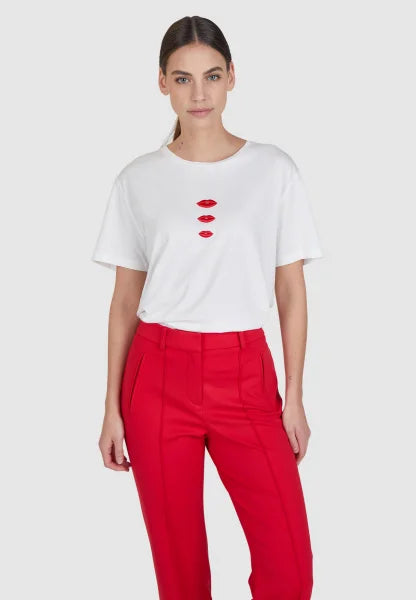 Marc Aurel T-shirt with kissing mouth