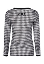 Load image into Gallery viewer, Marc Aurel Mesh shirt with houndstooth pattern
