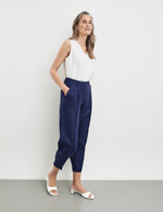 Load image into Gallery viewer, Gerry Weber Blue linen pant
