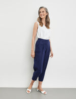 Load image into Gallery viewer, Gerry Weber Blue linen pant
