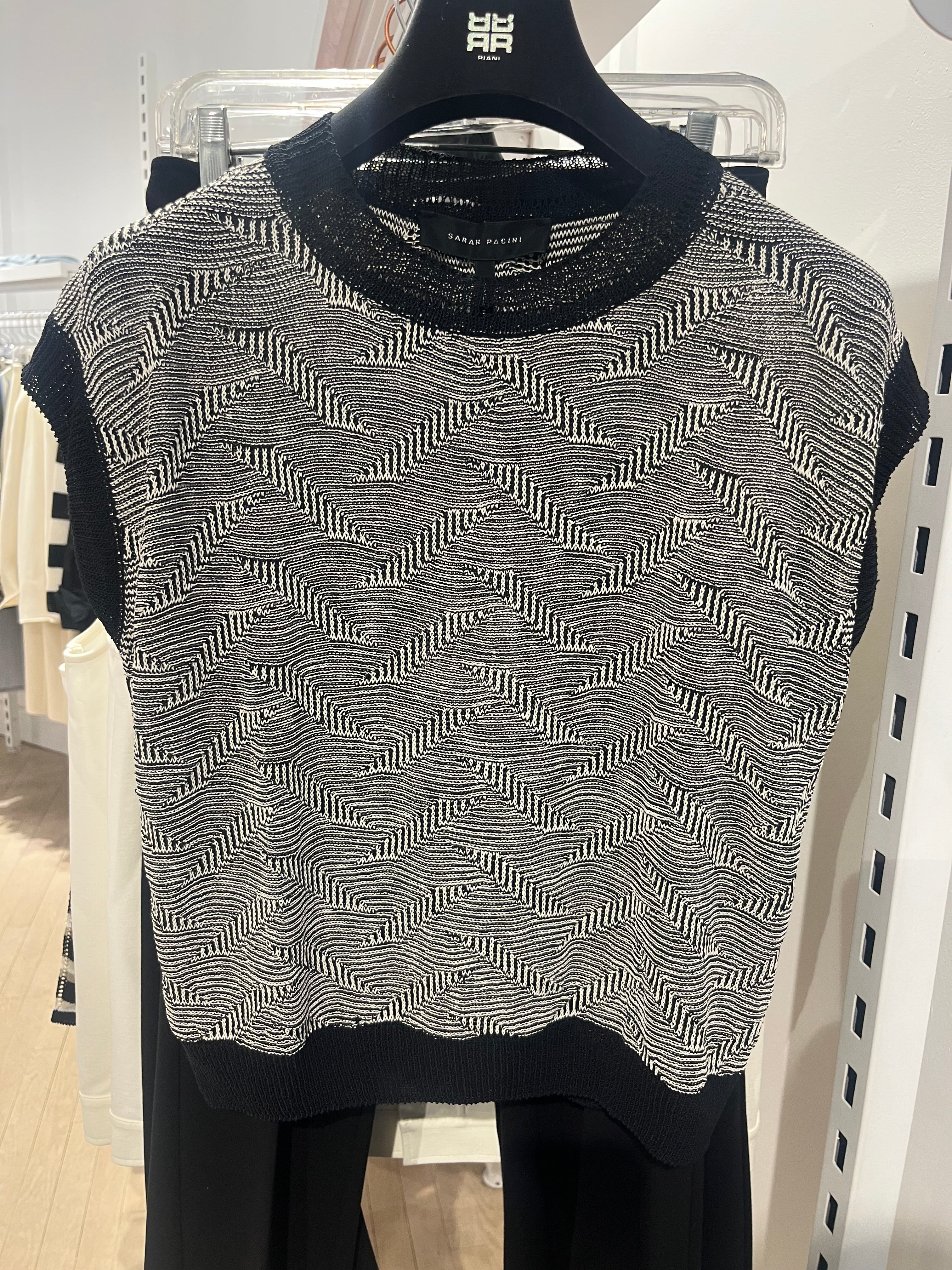 Sarah Pacini Cap Sleeve Sweater