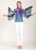 Load image into Gallery viewer, Love's Pure Light OBLONG SILK MODAL NEW BRUNSWICK PURPLE VIOLET
