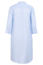 Load image into Gallery viewer, Fil Noir Linen Shirt Dress

