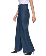 Load image into Gallery viewer, Sonia Rykiel Belted Denim Pant
