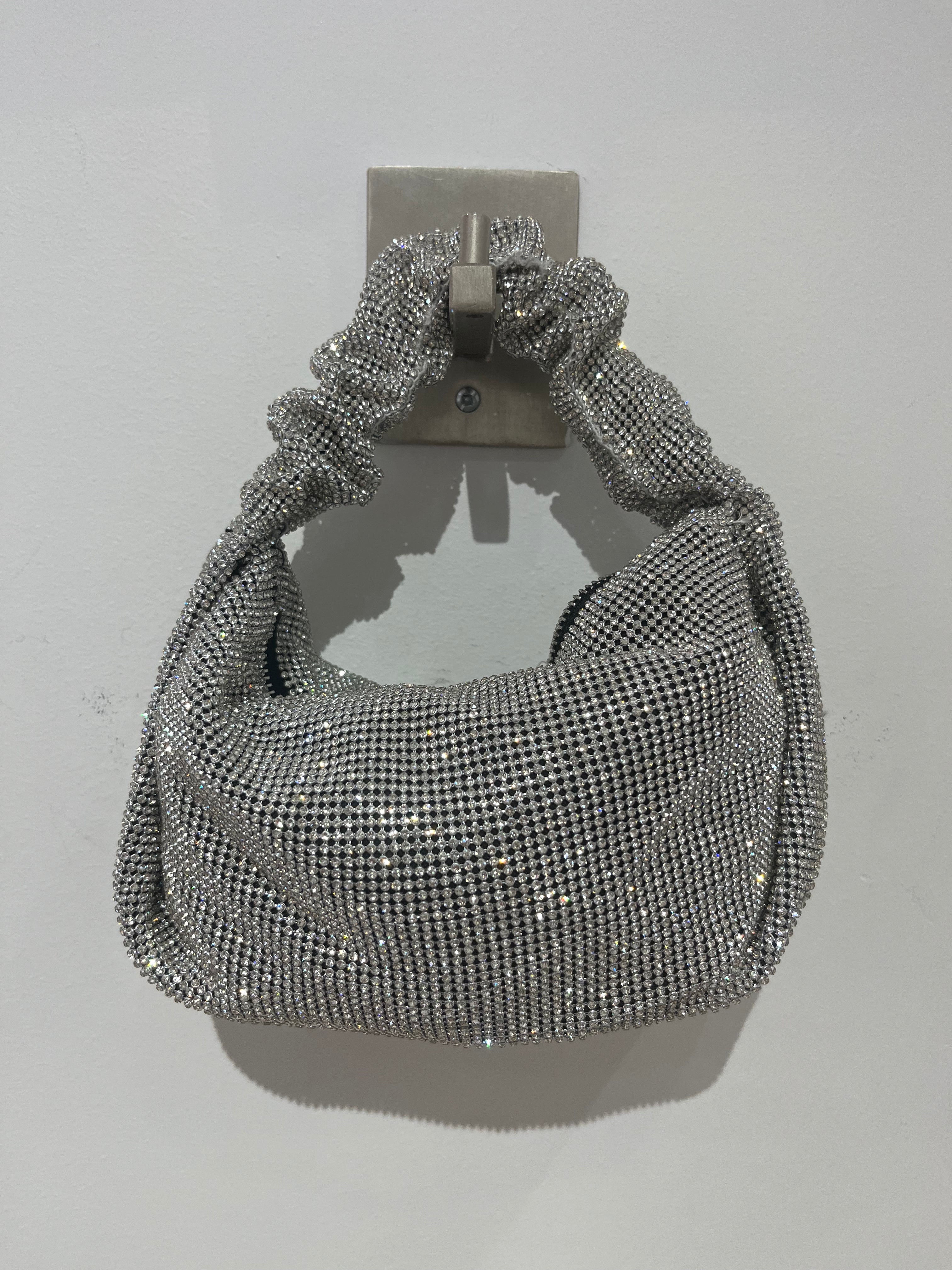 Mini Hobo bag Crystal studded