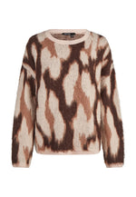 Load image into Gallery viewer, Marc Aurel Sweater with abstract leopard-print jacquard
