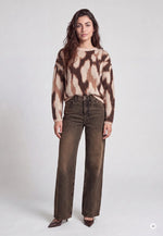 Load image into Gallery viewer, Marc Aurel Sweater with abstract leopard-print jacquard
