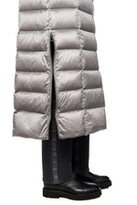 Load image into Gallery viewer, Gerry Weber Long Silver Puffer Coat

