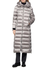 Load image into Gallery viewer, Gerry Weber Long Silver Puffer Coat

