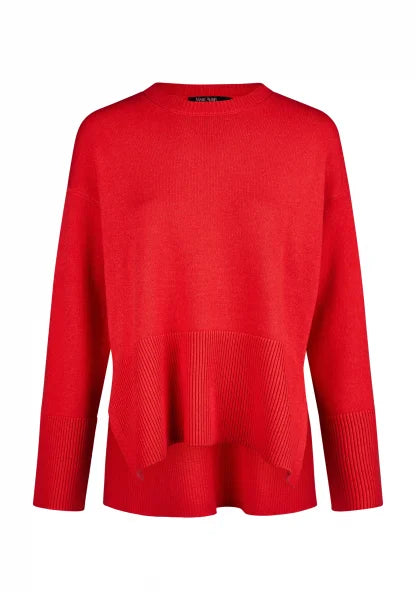 Marc Aurel Pullover with ribbed hem