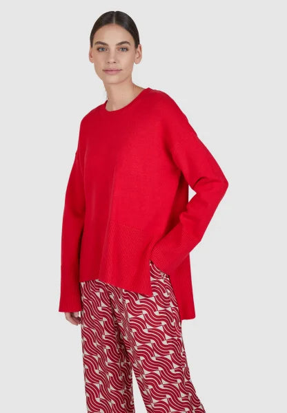 Marc Aurel Pullover with ribbed hem