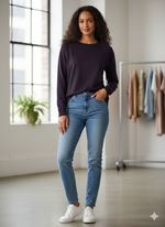 Load image into Gallery viewer, Patrick Assaraf Raglan Sleeve Sweatshirt
